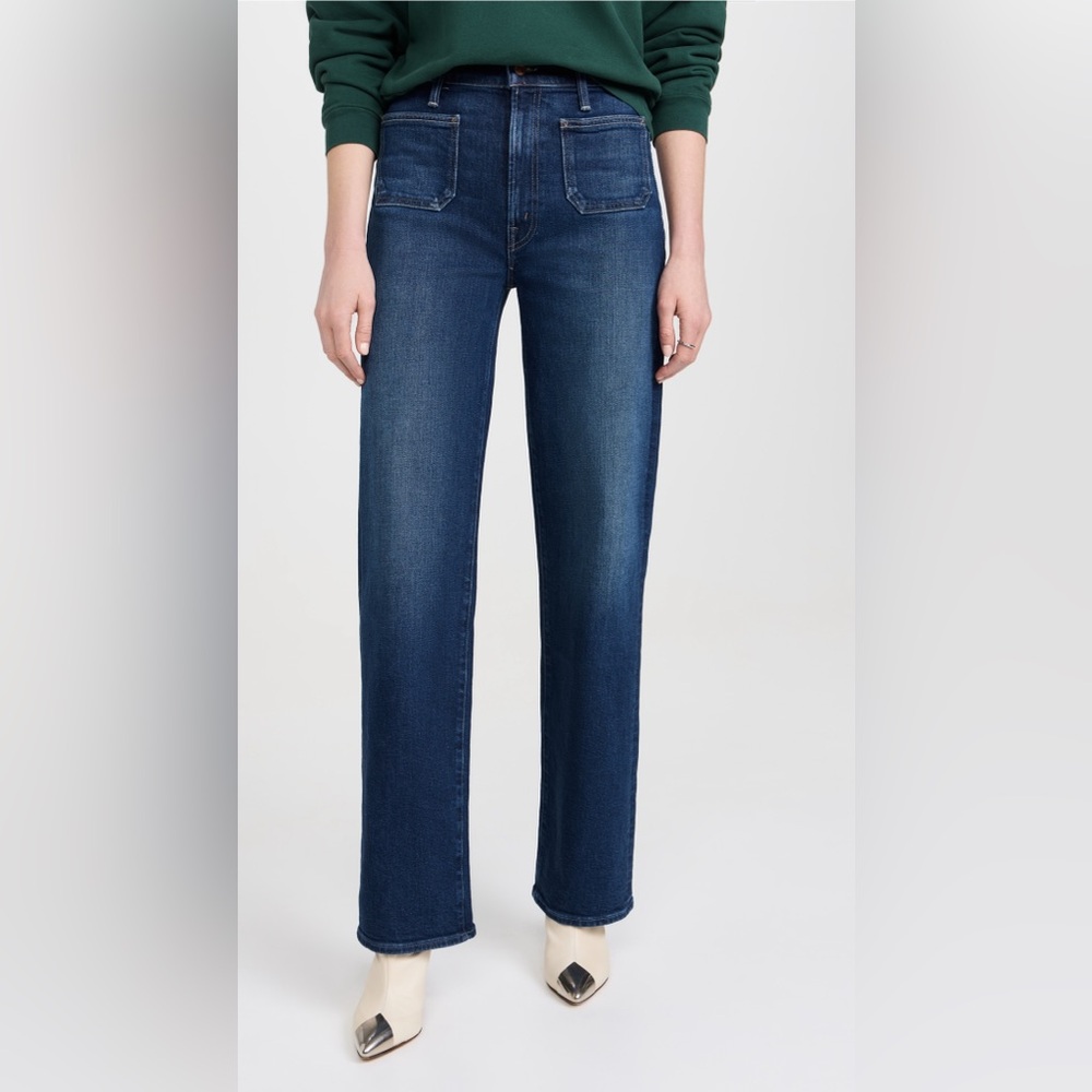 MOTHER Denim | Patch Pocket Rambler Zip Sneak Jeans, Size 31, Like New